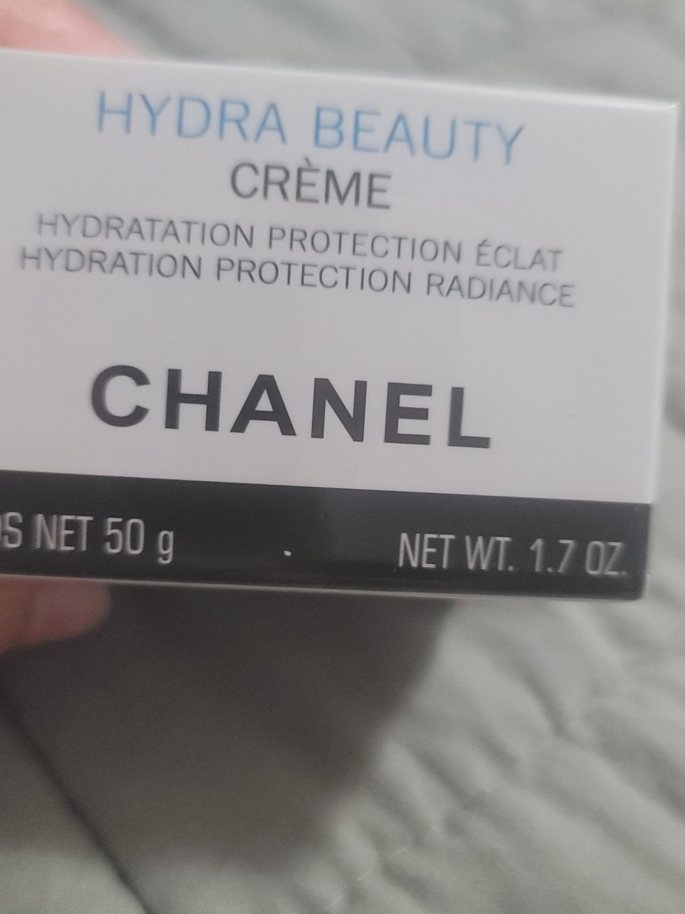 CHANEL Hydra Beauty Crème — White, Black & Blue Accents NEW  in Package